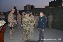 Generl major Huhn ocenil  vojakov v opercii  RS- Afganistan 