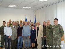 Stretnutie velitea Opravrenskho prporu s jubilantami ZVSR  Klub Martin-Podhj